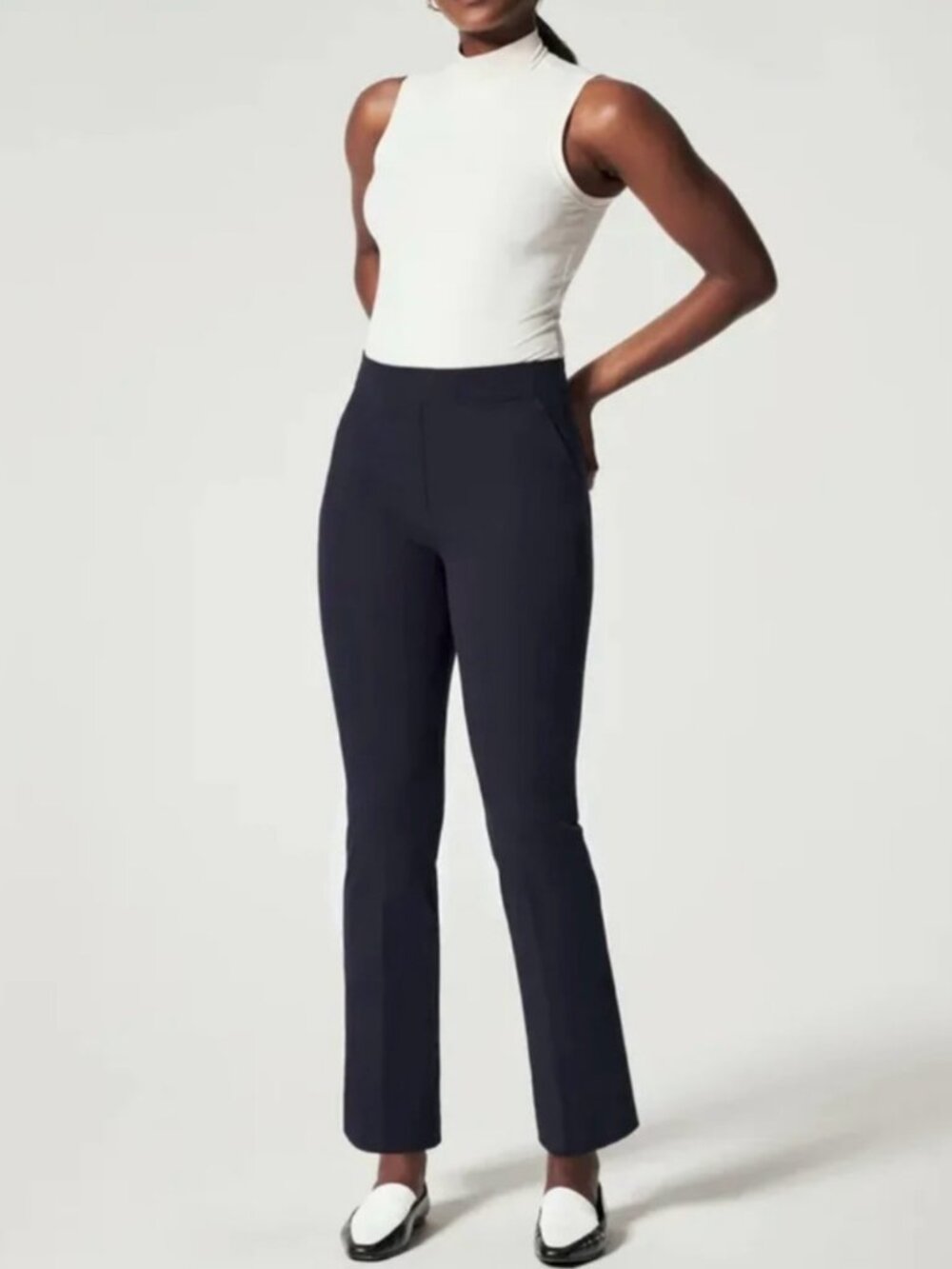 SPANX | On-the-Go Kick Flare Pants | Classic Navy | 20367Q | Size S